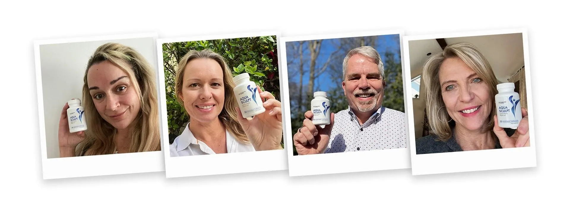 AquaFit customer review collage